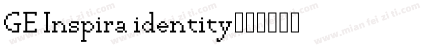 GE Inspira identity字体转换